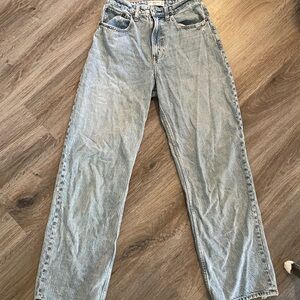 Abercrombie Curve Love Loose High Rise Denim Jeans